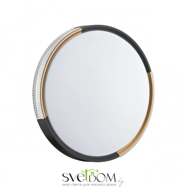 7629/ELN PALE SN 184 Светильник пластик/черный/золотистый LED 76Вт 3000/4000/6000K D490 IP43 CCT VELIO