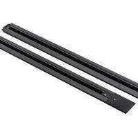 Lightstar 501028 Трек 2-контакт 1-фазный встраиваемый BARRA2м, ЧЕРНЫЙ МАТОВЫЙ (питание и заглушка в комплекте)