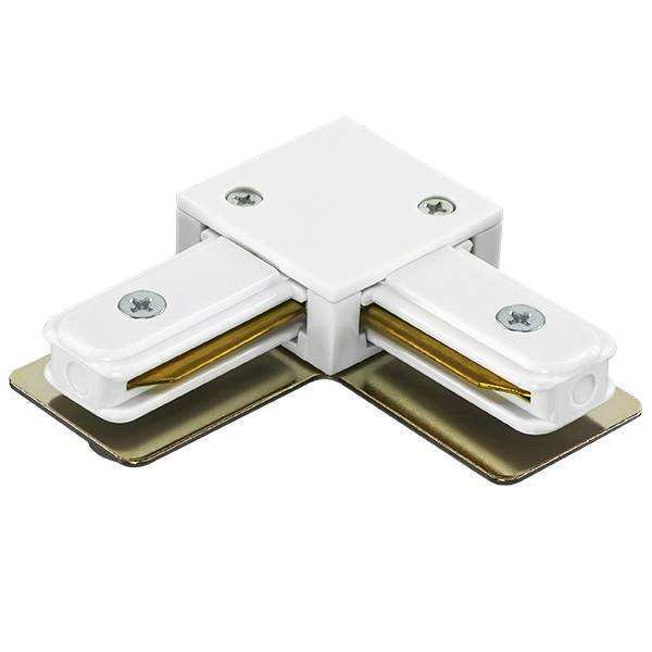 Lightstar 502126 Соединитель трековый однофазный BARRA L-образный БЕЛЫЙ