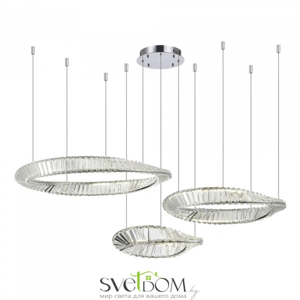 SL6204.111.03 Светильник подвесной ST-Luce Хром/Прозрачный LED 1*97W 4000K RITORTO