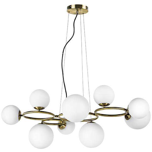 Lightstar 815091 Люстра GLOBO 9х40W G9 ЛАТУНЬ