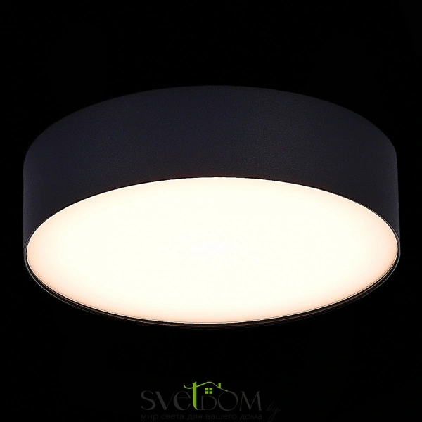 ST606.432.27 Светильник потолочный Черный LED 1*27W 3000K 2 430Lm Ra>90 120° IP20 D220xH55 185-265V Накладные светильники