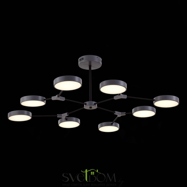 SLE6003-702-08 Светильник потолочный Серый,Черный/Серый LED 8*10W MONTA