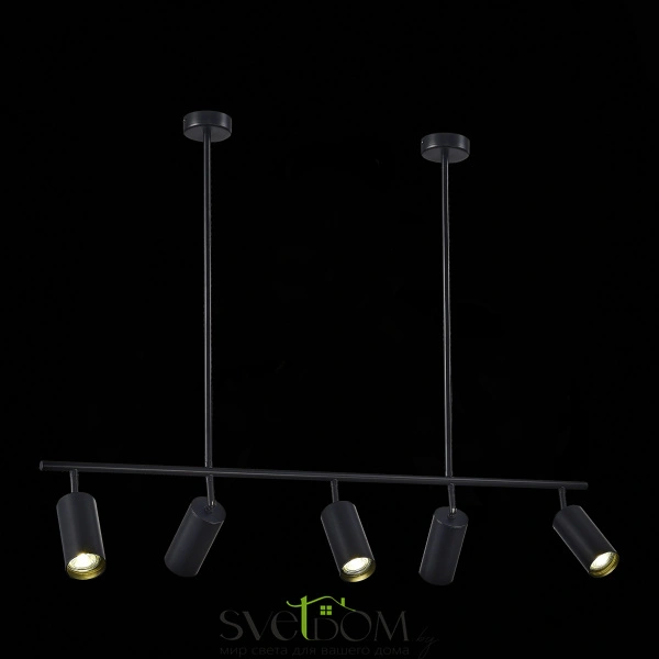 SL1206.403.05 Светильник подвесной ST-Luce Черный/Черный GU10 5*5W 4000K SORMANO
