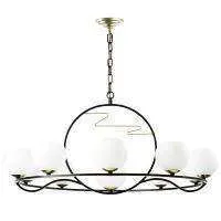 Lightstar 762117 Люстра ENNA 11х40W E14 ЧЕРНЫЙ/ЗОЛОТО