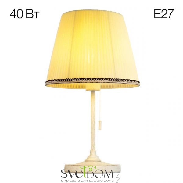 Citilux Линц CL402723 Настольная лампа патина с кремовым абажуром