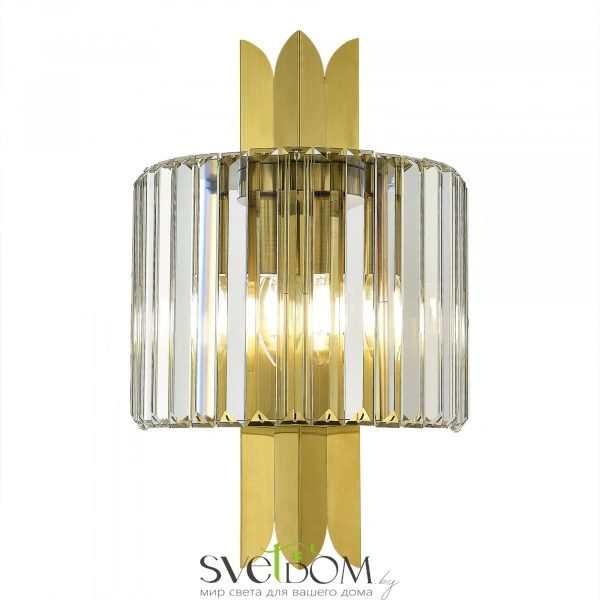 SL1635.301.02 Бра ST-Luce Латунь/Прозрачный E14 2*40W NARI