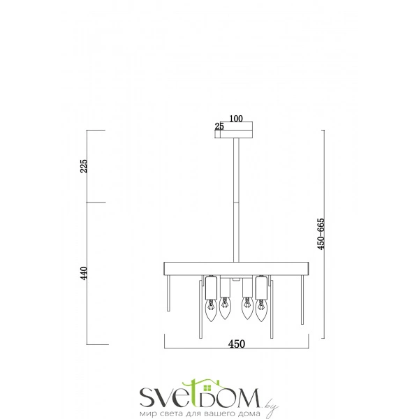 Подвесной светильник Freya FR5104PL-06BS3