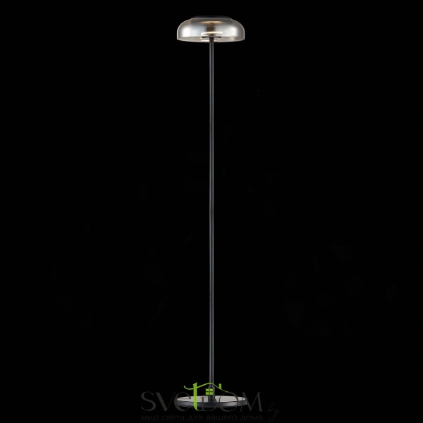 SL6002.405.01 Торшер ST-Luce Черный/Дымчатый LED 1*7W 4000K LAZIO