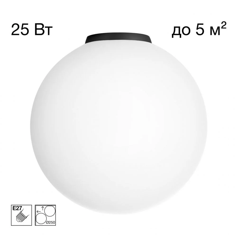 CITILUX CL941D25B5 RON Накладной Св-к Шар База Черная