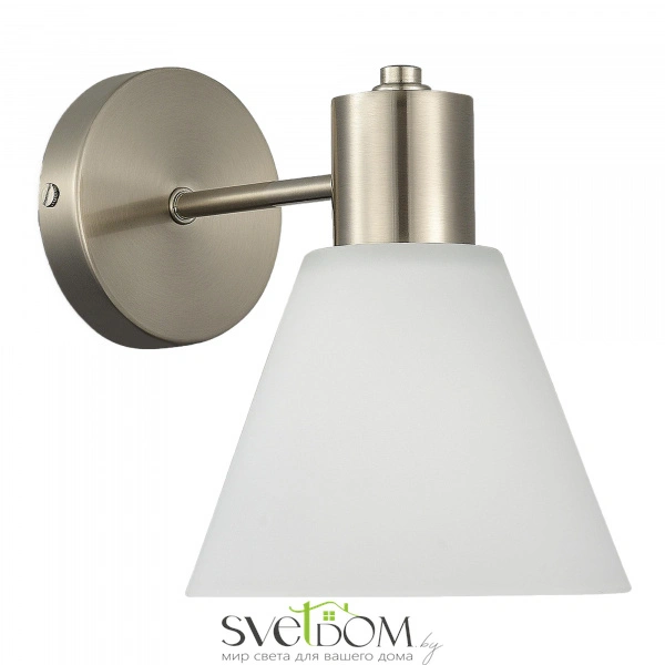 SLE1561-101-01 Светильник настенный Никель/Белый E27 1*60W ARKI