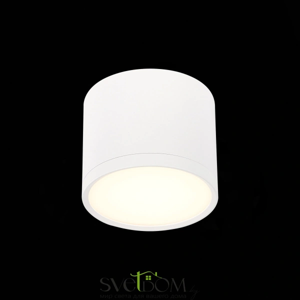 ST113.532.09 Светильник потолочный Белый LED 1*9W 3000K 702Lm Ra>90 120° IP20 D88xH75 170-240V Накладные светильники