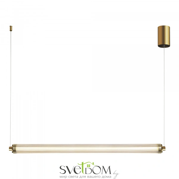 SL6224.313.01 Светильник подвесной ST-Luce Латунь/Прозрачный LED 1*30W 4000K BAMBOO