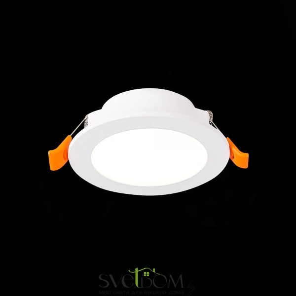 ST212.508.05 Св-к встр. Белый LED 1*5W 3000K/4000K/6000K 375Lm Ra80 110° IP20 D92xH30 220-240V Встраиваемые светильники
