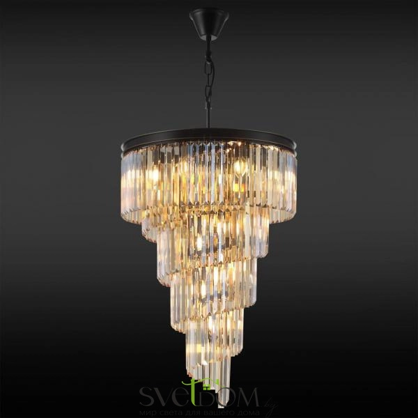 Citilux Мартин CL332172 Люстра хрустальная подвесная Шампань