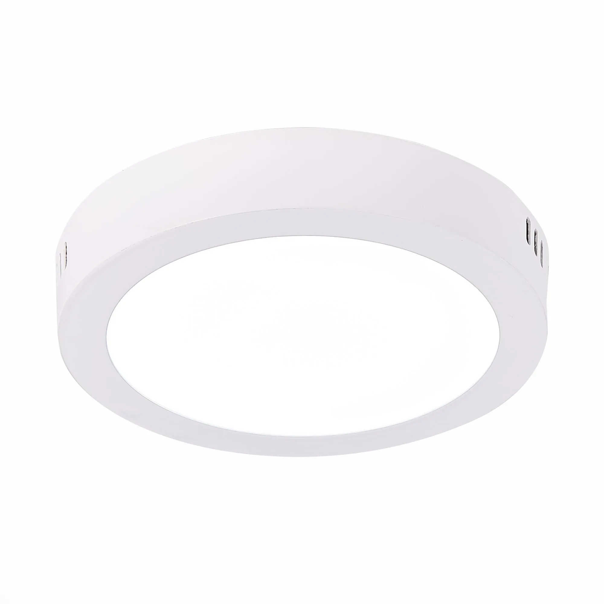 ST112.532.12 Светильник настенно-потолочный Белый LED 1*12W 3000K 715Lm Ra80 120° IP20 D160xH28 90-2 Накладные светильники