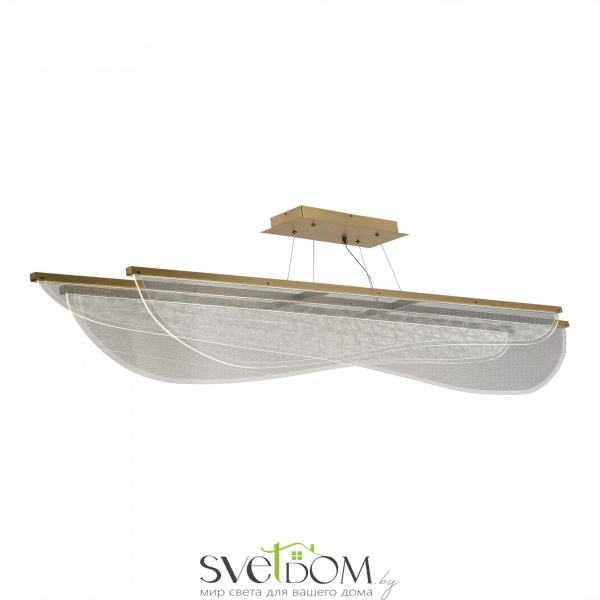 SL6509.223.01 Светильник подвесной ST-Luce Золотистый/Прозрачный LED 1*60W 4000K FESALE