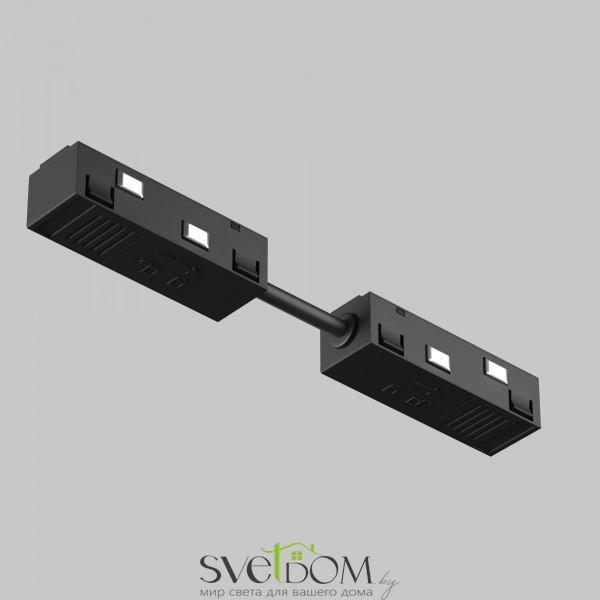 Коннектор питания прямой гибкий 5см Exility черный TRA034CPC-42B-5-1