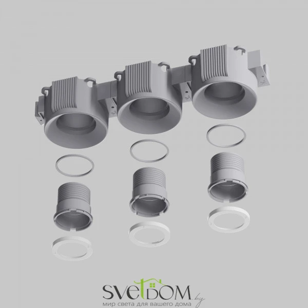 Встраиваемый светильник Intro 2.0 Sharp GU10 x 9Вт