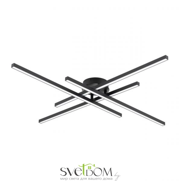 Citilux Стиг CL203141 LED Люстра потолочная с пультом Чёрная