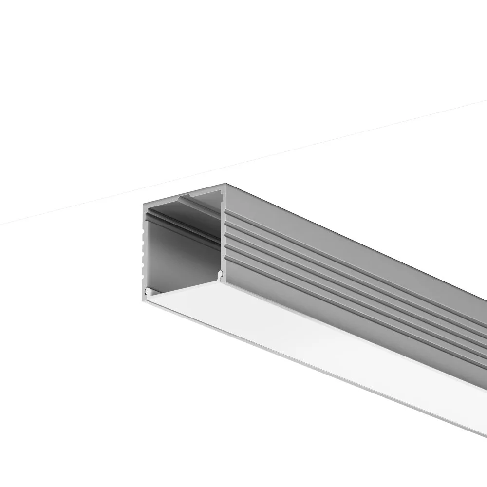 Алюминиевый профиль накладной 35x35 (Серебро, 2 м), ALM-3535AT-S-2M 631008