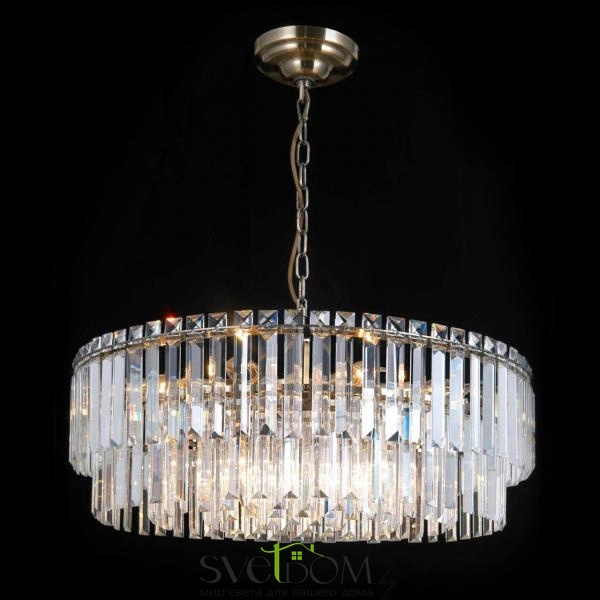 Citilux Фонда CL303223 Люстра хрустальная подвесная Бронза