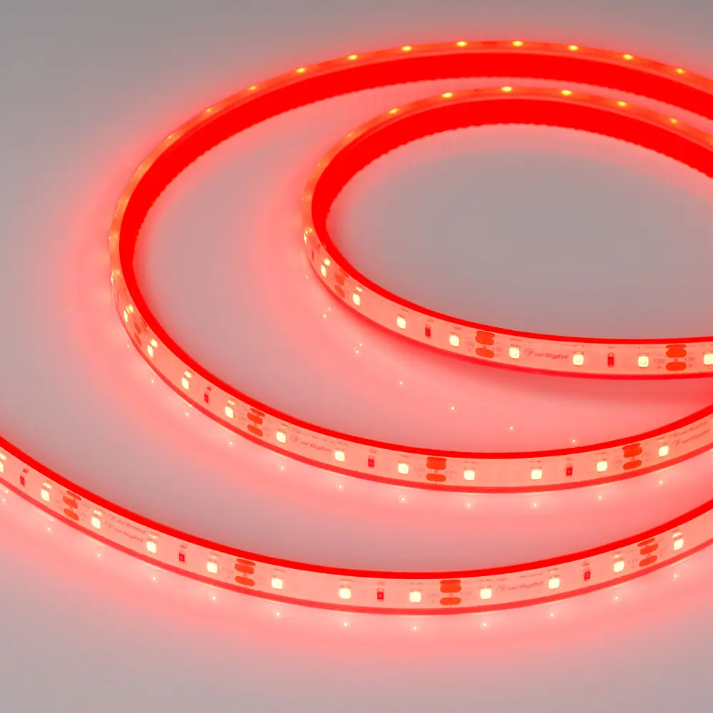 Светодиодная лента герметичная RTW-PFS-A60-11mm 12V Red (4.8 W/m, IP68, 2835, 5m) Arlight 036055 Arlight