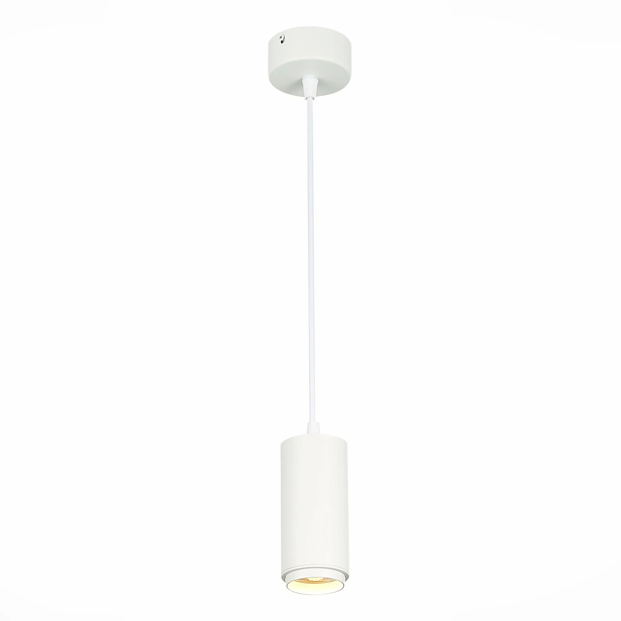 ST600.533.10 Светильник подвесной Zoom Белый LED 1*10W 3000K 1 000Lm Ra>80 15-60° IP20 D59xH130 170- Подвесные светильники