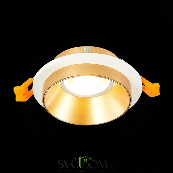 ST206.258.01 Св-к встр. Белый GU10 1*50W  IP20 D92xH38 220V Без ламп Встраиваемые светильники