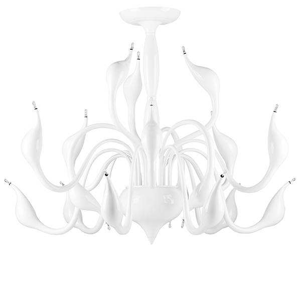 Lightstar 751186 Люстра потол Cigno collo 18х20W G4 БЕЛЫЙ