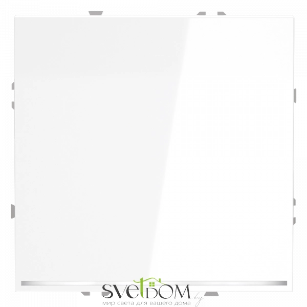 Выключатель одноклавишный с подсветкой Voltum S70 VLS010201  VLS010201 Voltum