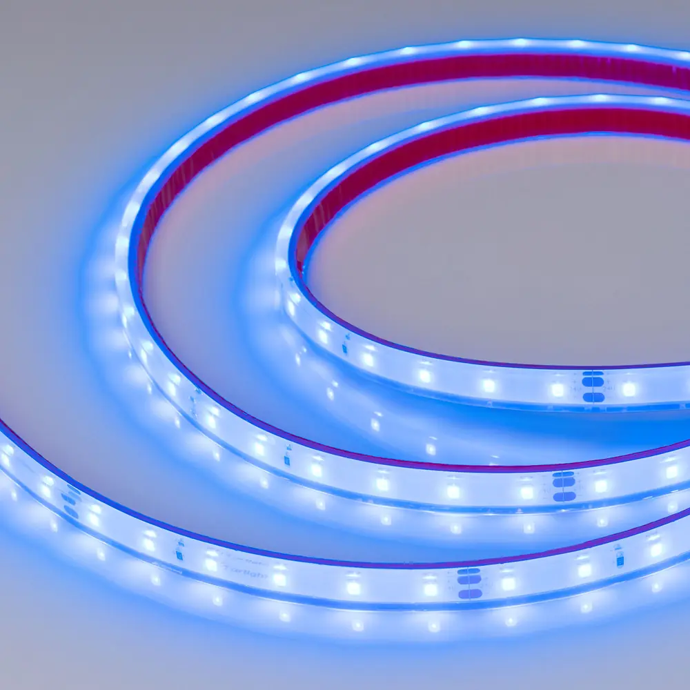 Светодиодная лента герметичная RTW-PFS-A60-11mm 24V Blue (4.8 W/m, IP68, 2835, 5m) Arlight 034160 Arlight