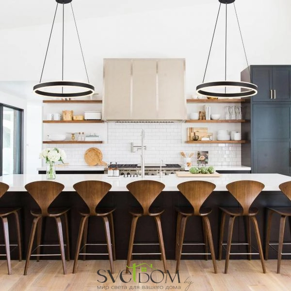 Citilux Дуэт CL719501 LED Люстра подвесная с пультом Чёрная