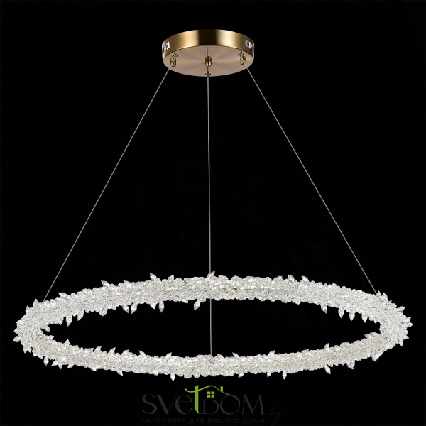 SL6105.213.01 Люстра подвесная ST-Luce Золотистый/Прозрачный LED 1*73W 3000 - 6500K Lucchero