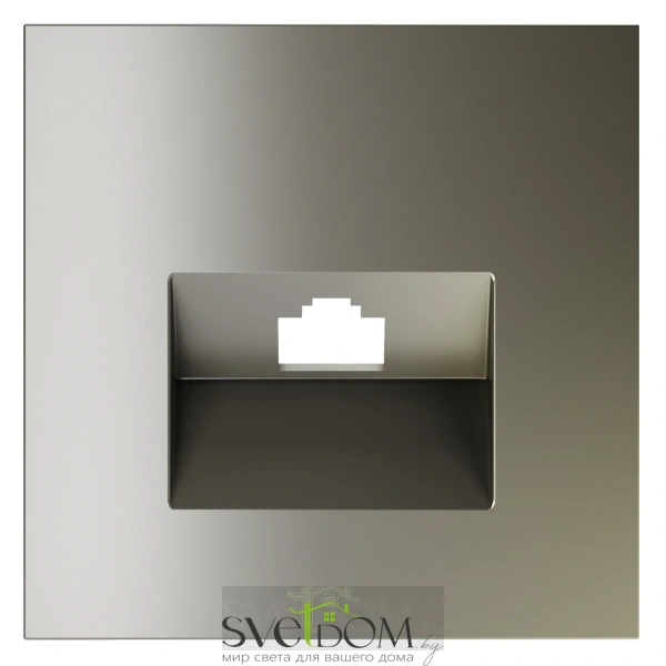 Накладка для розетки компьютерной RJ45 Voltum S70 Шелк VLS001304 Voltum VLS001304