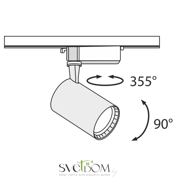 Трековый светильник Technical TR003-1-12W4K-W Maytoni
