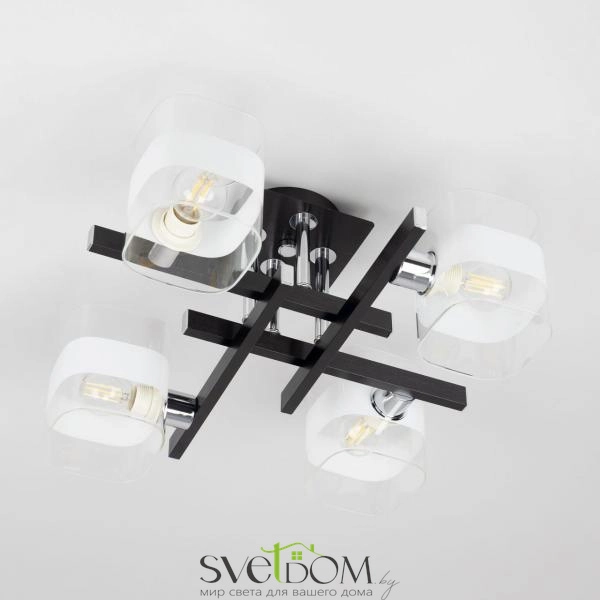 Citilux Вирта CL139242 Люстра потолочная Чёрная