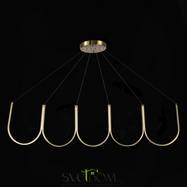 SL6202.213.01 Светильник подвесной ST-Luce Золотистый LED 1*68W 3000K HEIT