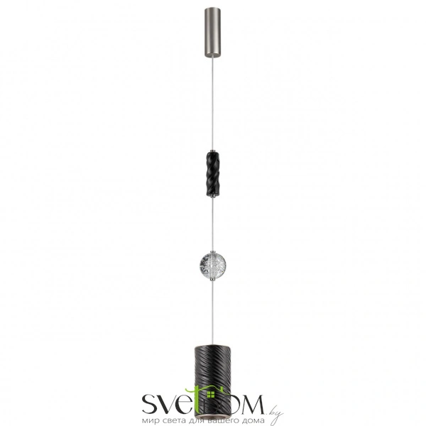 5451/18LB L-VISION ODL_EX26 017 черный/никель/металл/керамика/хрусталь/акрил Подвес LED x 18W 2000К/3000K/4000K/переключ. RIVERA