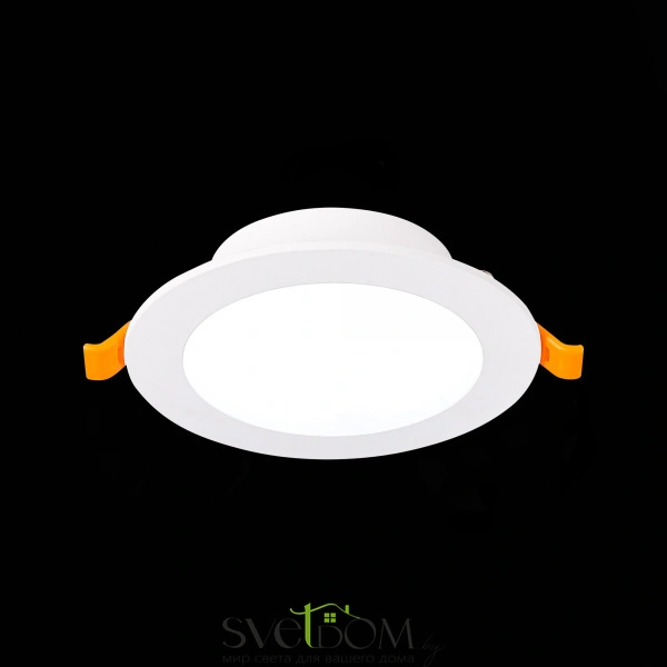 ST210.548.08 Св-к встр. Белый LED 1*8W 4000K 640Lm Ra80 110° IP20 D120xH30 220-240V Встраиваемые светильники