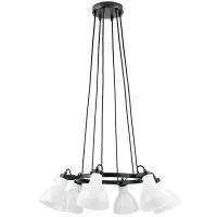 Lightstar 761160 Люстра ACROBATA 6х40W E14 ЧЕРНЫЙ/БЕЛЫЙ