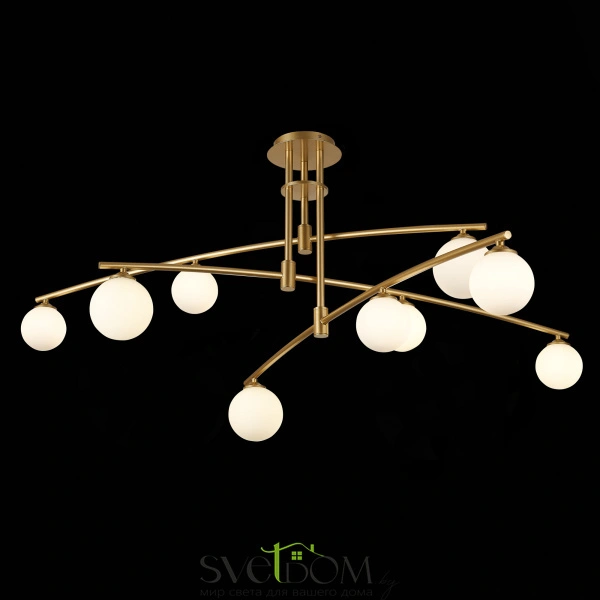 SL1208.302.09 Светильник потолочный ST-Luce Золотистый/Белый G9 9*5W SEMBRARE