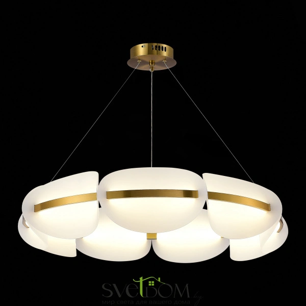 SL1304.203.56 Люстра подвесная ST-Luce Золотистый/Белый LED 1*56W 3000K ETOILE