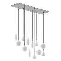 Lightstar 803120 Подвес PENTOLA 12x40W E14 ХРОМ/БЕЛЫЙ