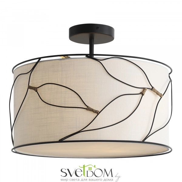 SL6228.402.03 Светильник подвесной ST-Luce Черный/Бежевый E27 3*60W ROOT