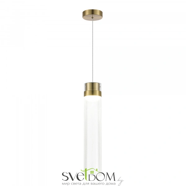 SL6236.303.01 Светильник подвесной ST-Luce Латунь/Прозрачный LED 1*12W 4000K CHAMPAGNE