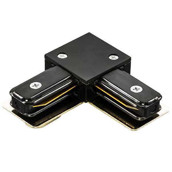 Lightstar 502127 Соединитель трековый однофазный BARRA L-образный ЧЕРНЫЙ