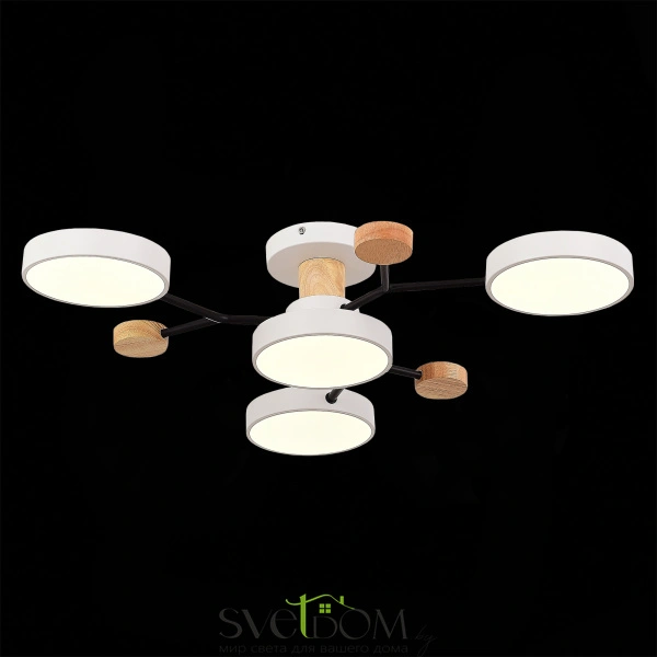 SLE6006-502-04 Светильник потолочный Белый/Белый LED 4*12W 3000K/4500K/6000K FAEMA