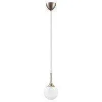Lightstar 813013 Подвес GLOBO 1х40W E14 champagne gold/white