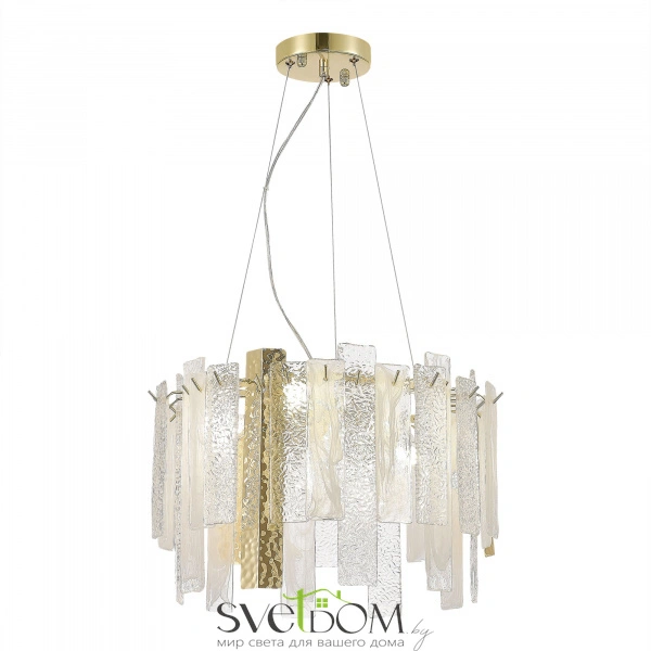 SL1636.203.06 Люстра подвесная ST-Luce Золотистый/Белый, Золотистый E14 6*40W SCOLARE